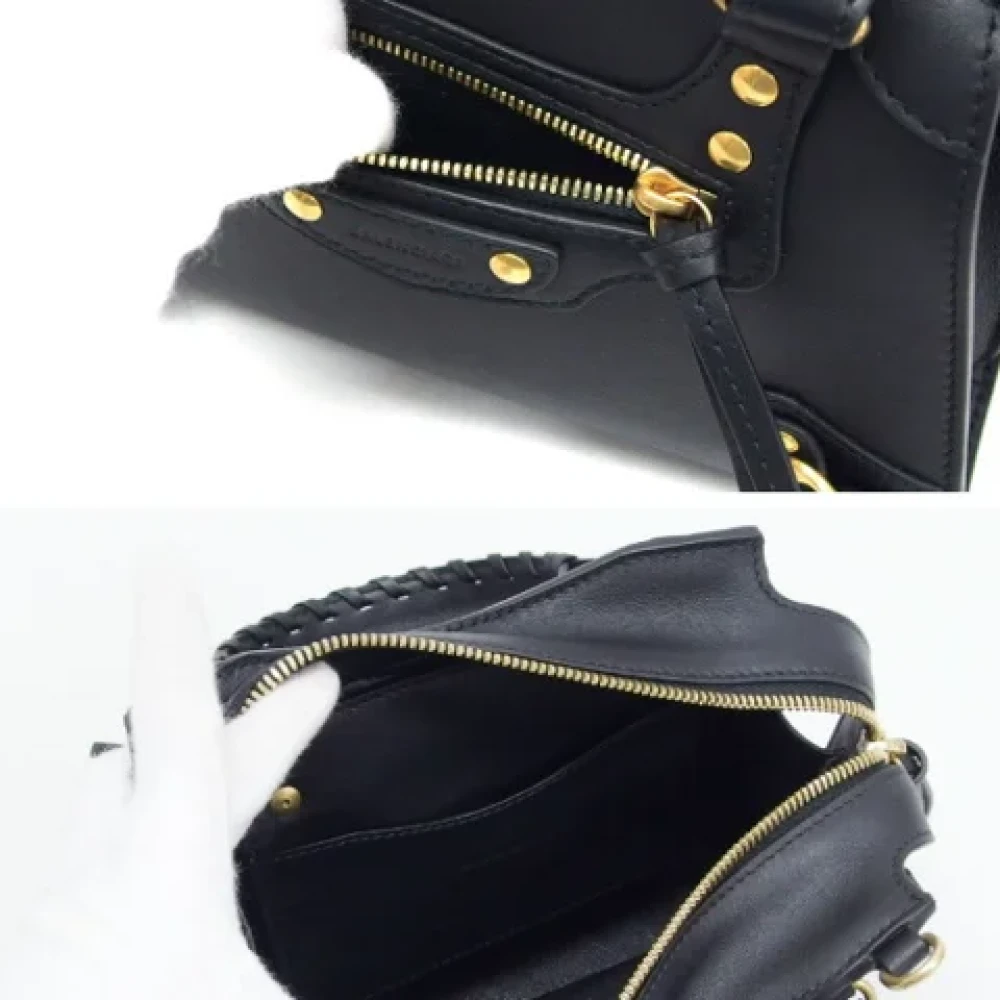 Balenciaga Vintage Pre-owned Leather balenciaga-bags Black Dames