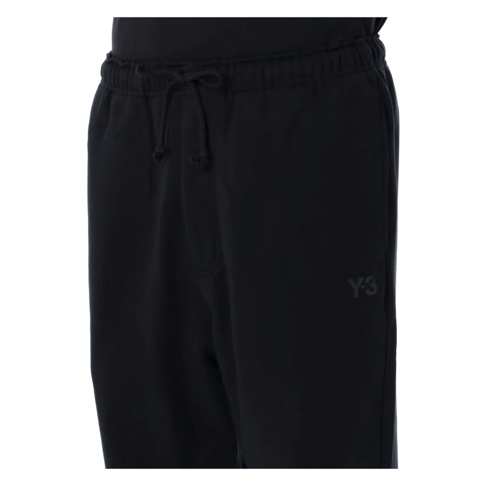 Y-3 Zwarte French Terry Trainingsbroek Black Heren