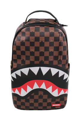 brown-backpack-with-multiple-pockets