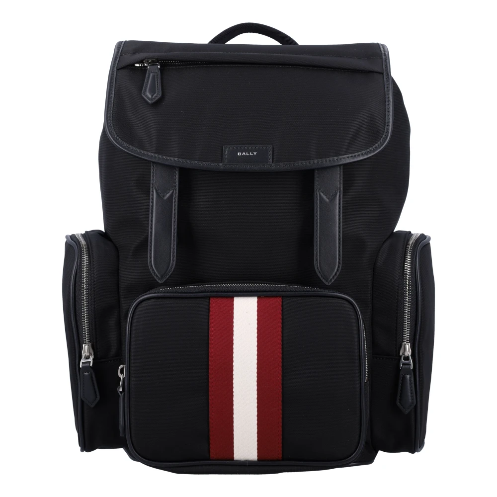 Bally Zwarte Handtas Code Explorer Rugzak Black Heren