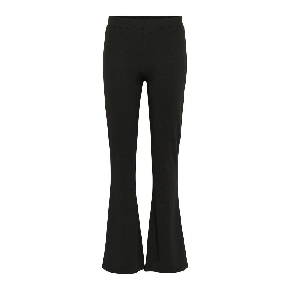Kaffe Flared Leggings Broek Zwart Diep Black Dames
