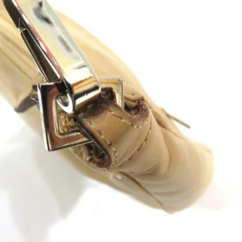 Gucci Vintage Pre-owned Leather handbags Beige Dames