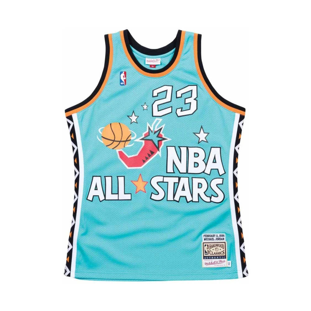 Mitchell & Ness NBA All Star East Michael Jordan Shirt Blue Heren
