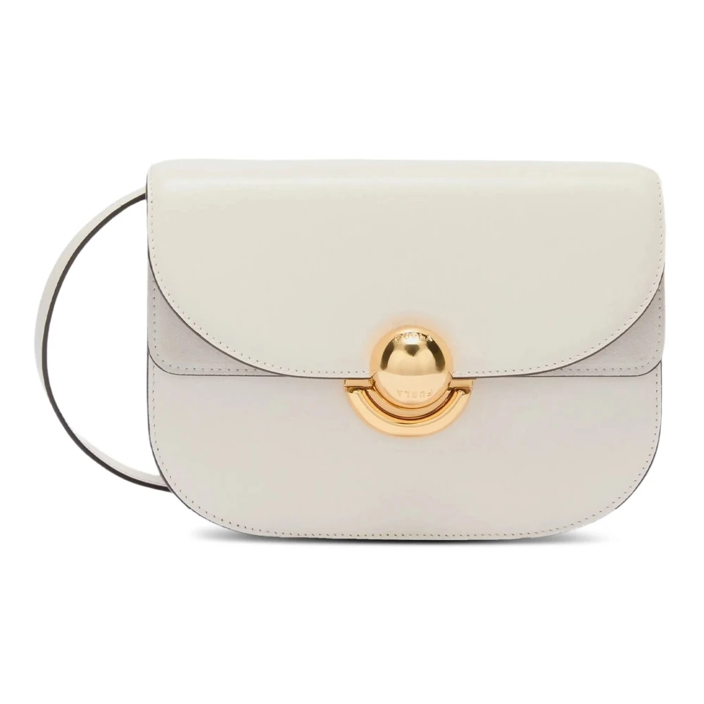 Furla Vrouw Wit Tassen Dames, One Size, Sfera Mini Crossbody Round