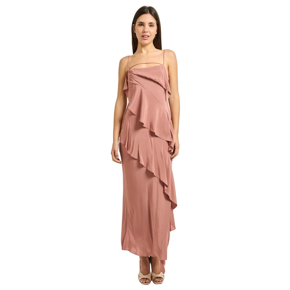 Patrizia Pepe Femme Rose Robes, Taille: 44 Fr Robes