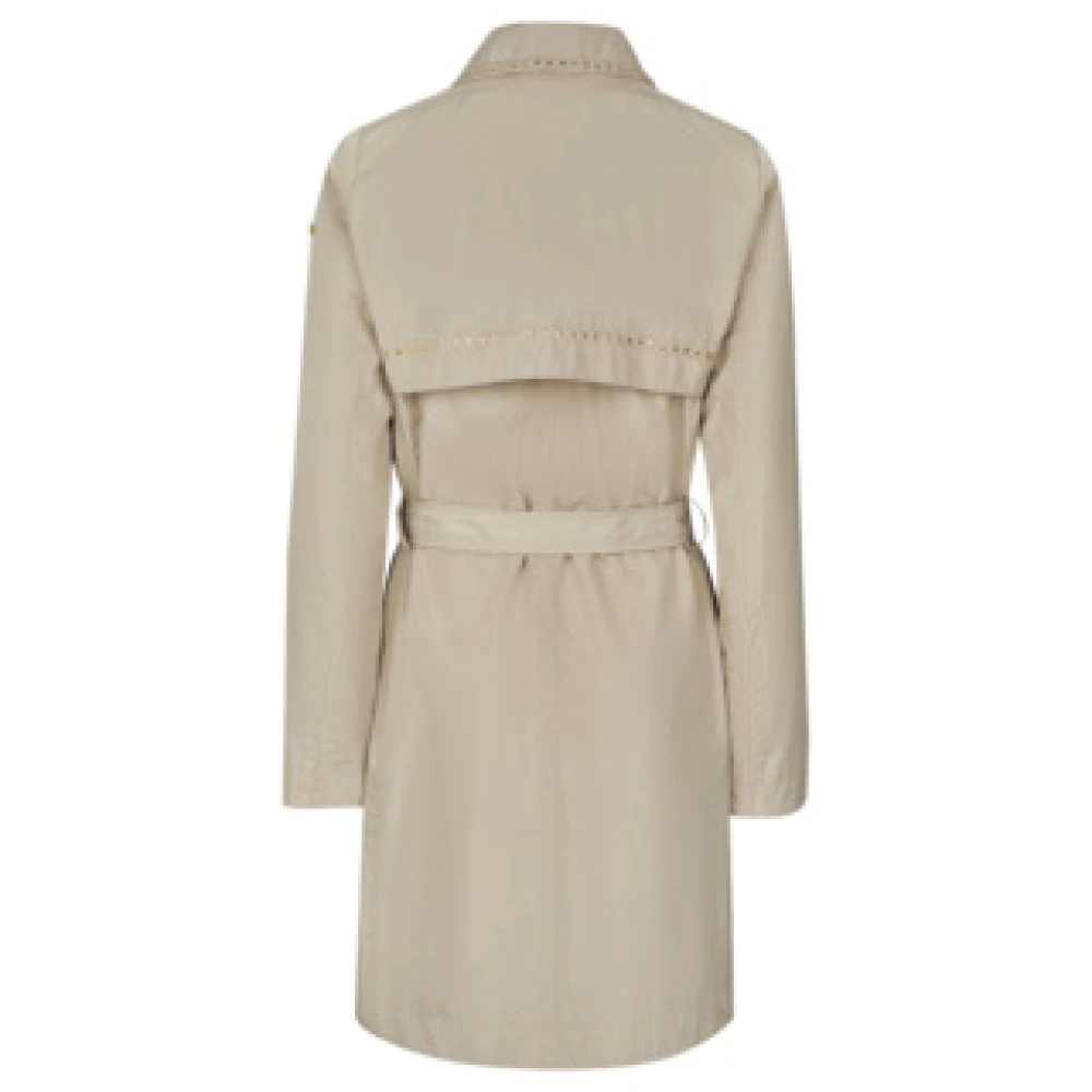 Geox Stijlvolle Manteljas Beige Dames
