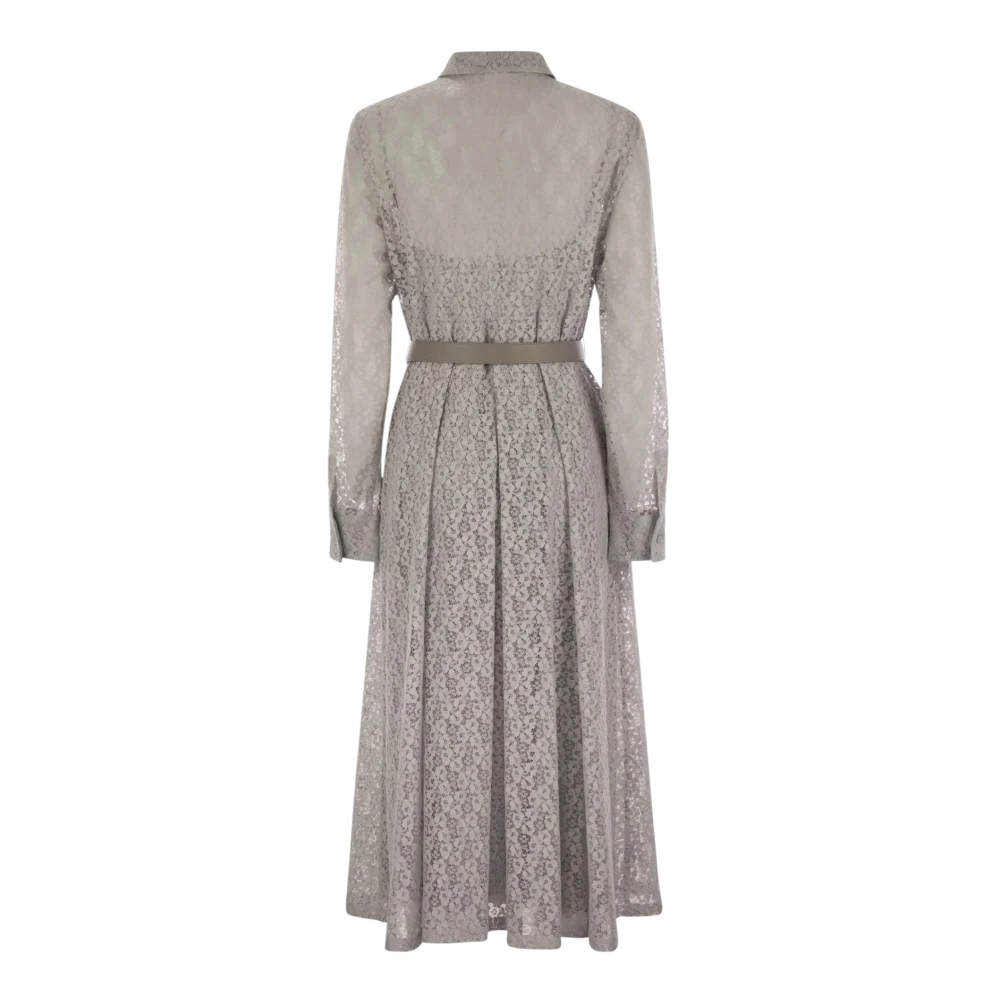 Max Mara Studio Elegante Jurk voor Speciale Gelegenheden Gray Dames