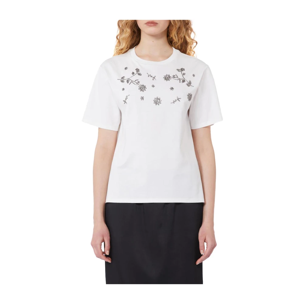 Weekend Max Mara Women's White T-Shirts, L, Wkdagile T-Shirt