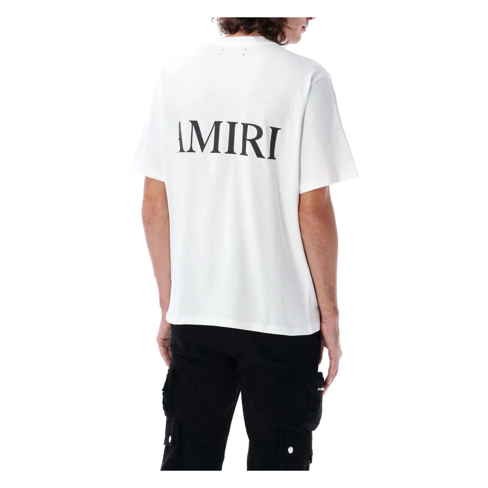 Amiri Core Logo T-shirt Wit White Heren