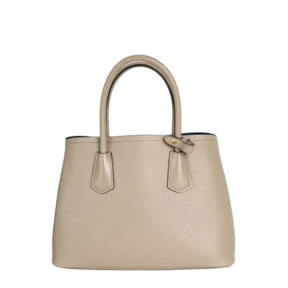 Prada Vintage Pre-owned Leather prada-bags Gray Dames