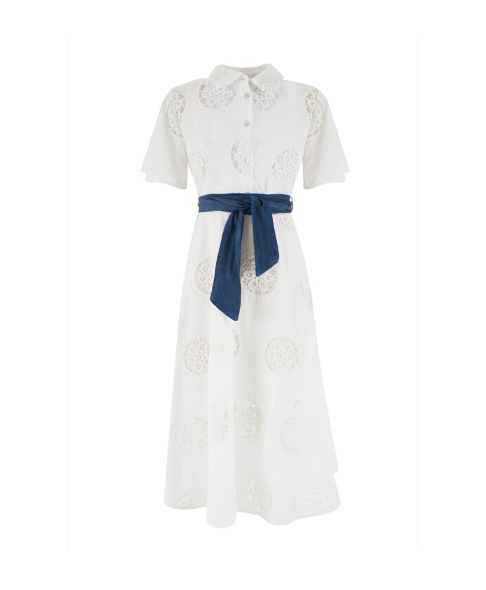 robe-midi-blanche-brodee