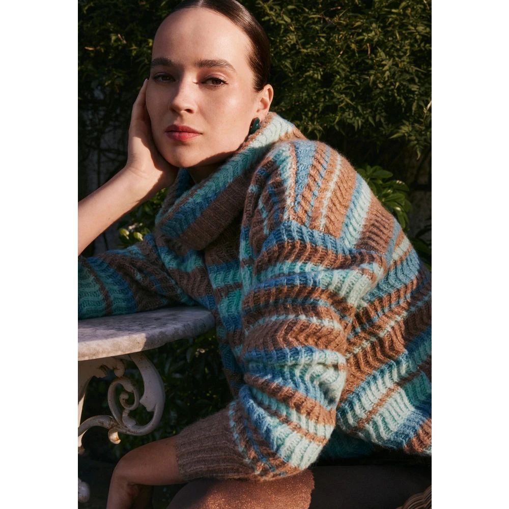 Betty & Co Gebreide trui met structuur Multicolor Dames