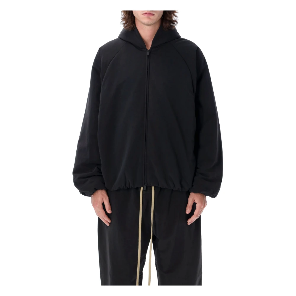 Fear Of God Nylon Militaire Hoodie Jas Black Heren