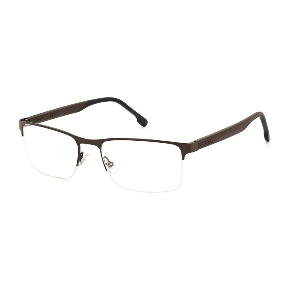Carrera Bruine Metalen Frame Bril voor Mannen Brown Heren