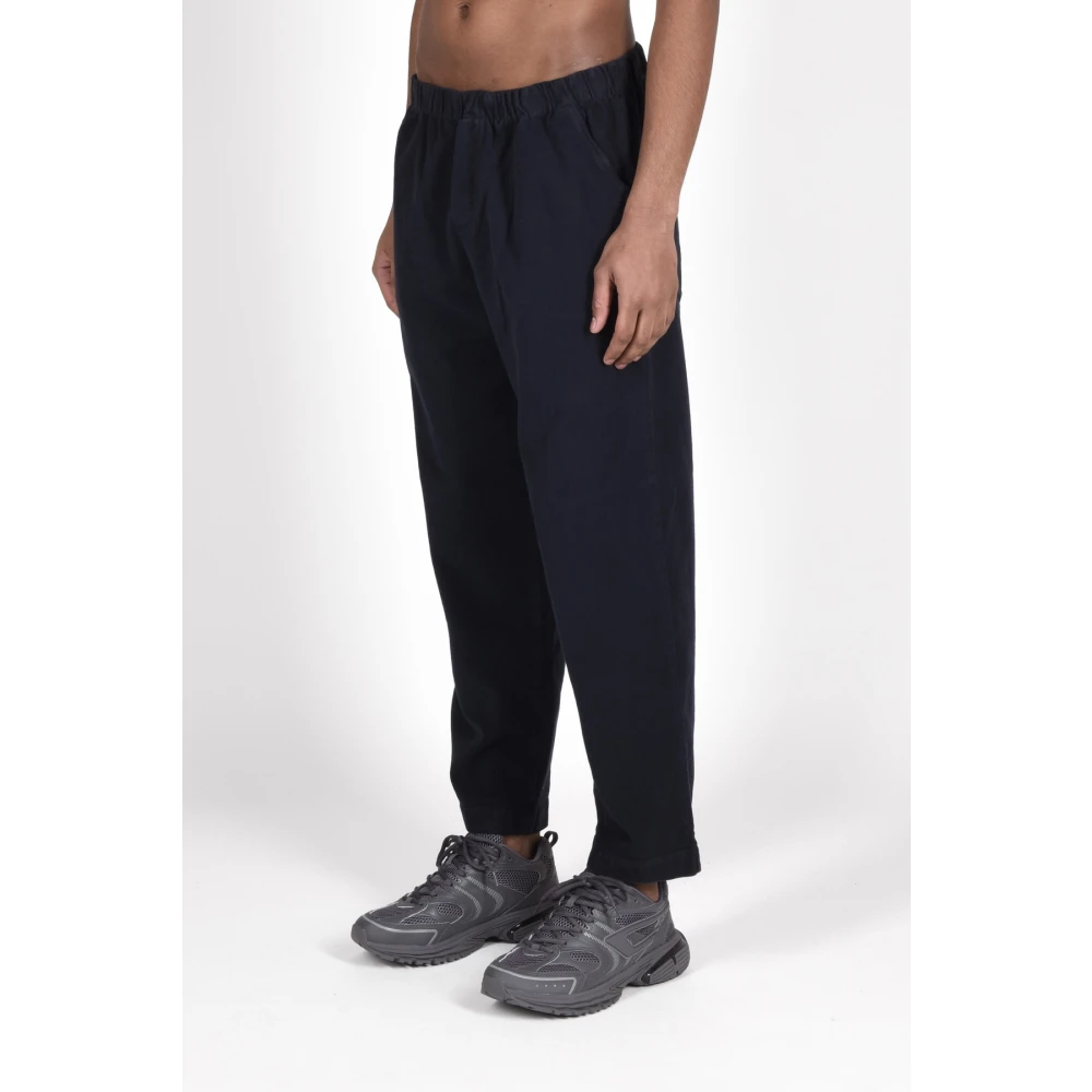 Barena Venezia Katoenmix Slim Fit Broek Blue Heren