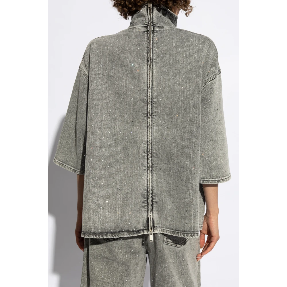 Fabiana Filippi Denim jas Gray Dames