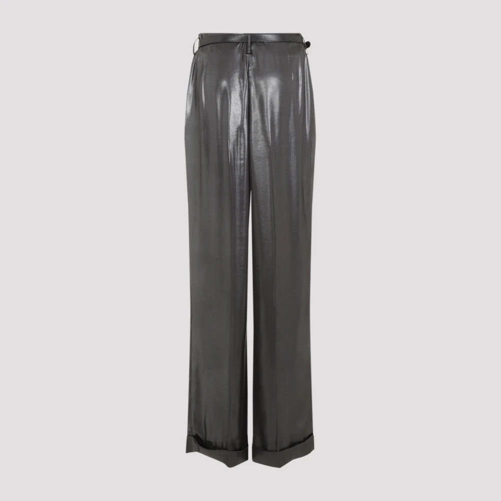 Ralph Lauren Acklie Geplooide Broek Gray Dames