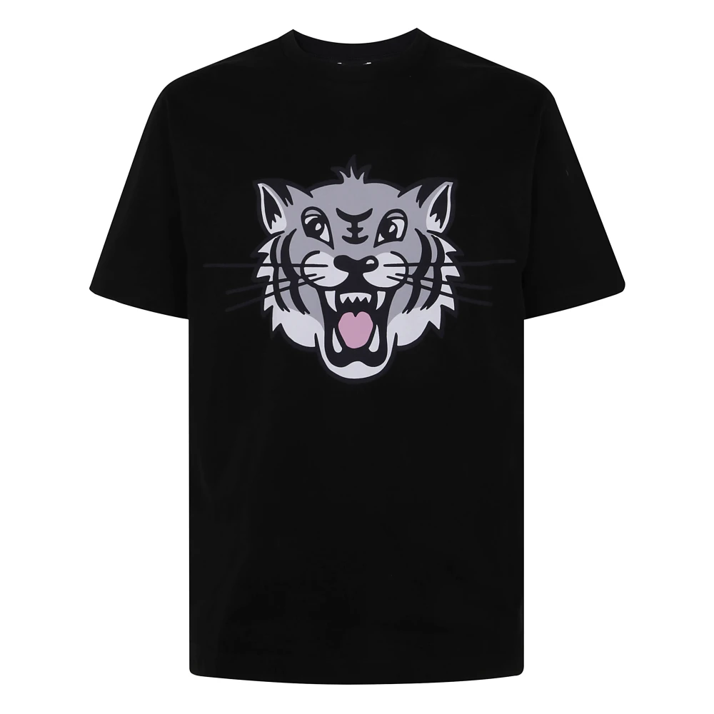 Kenzo Glad Tiger Klassisk T-shirt Black, Herr