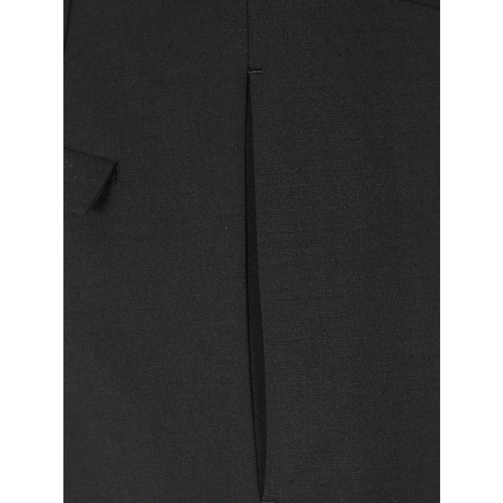 Sapio Slim Mohair Broek Black Dames