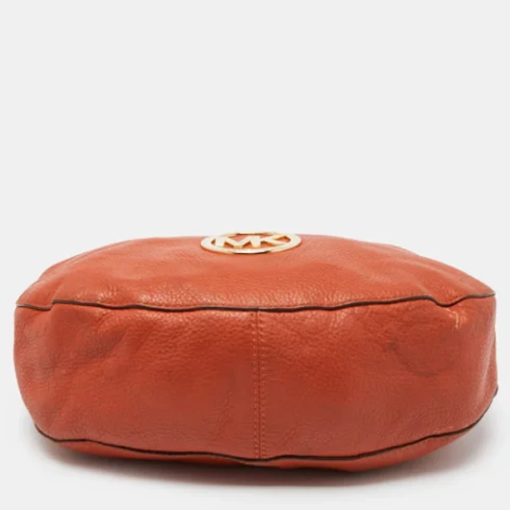 Michael Kors Pre-owned Leather handbags Orange Dames