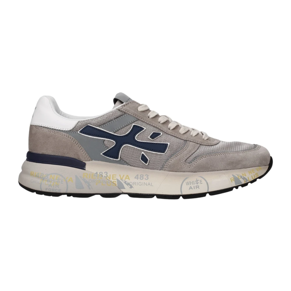 Premiata Men's Gray Sneakers, 11 Uk, Mick 8001