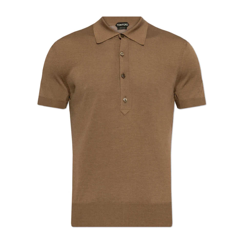 Tom Ford Luxe Nude & Neutrals T-shirt Brown Heren