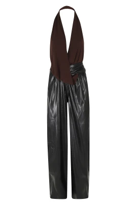 Astral Draped-Waist Jumpsuit