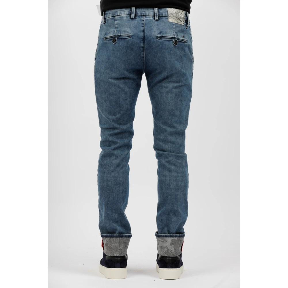Mason's Reguliere Denim Broek Blue Heren