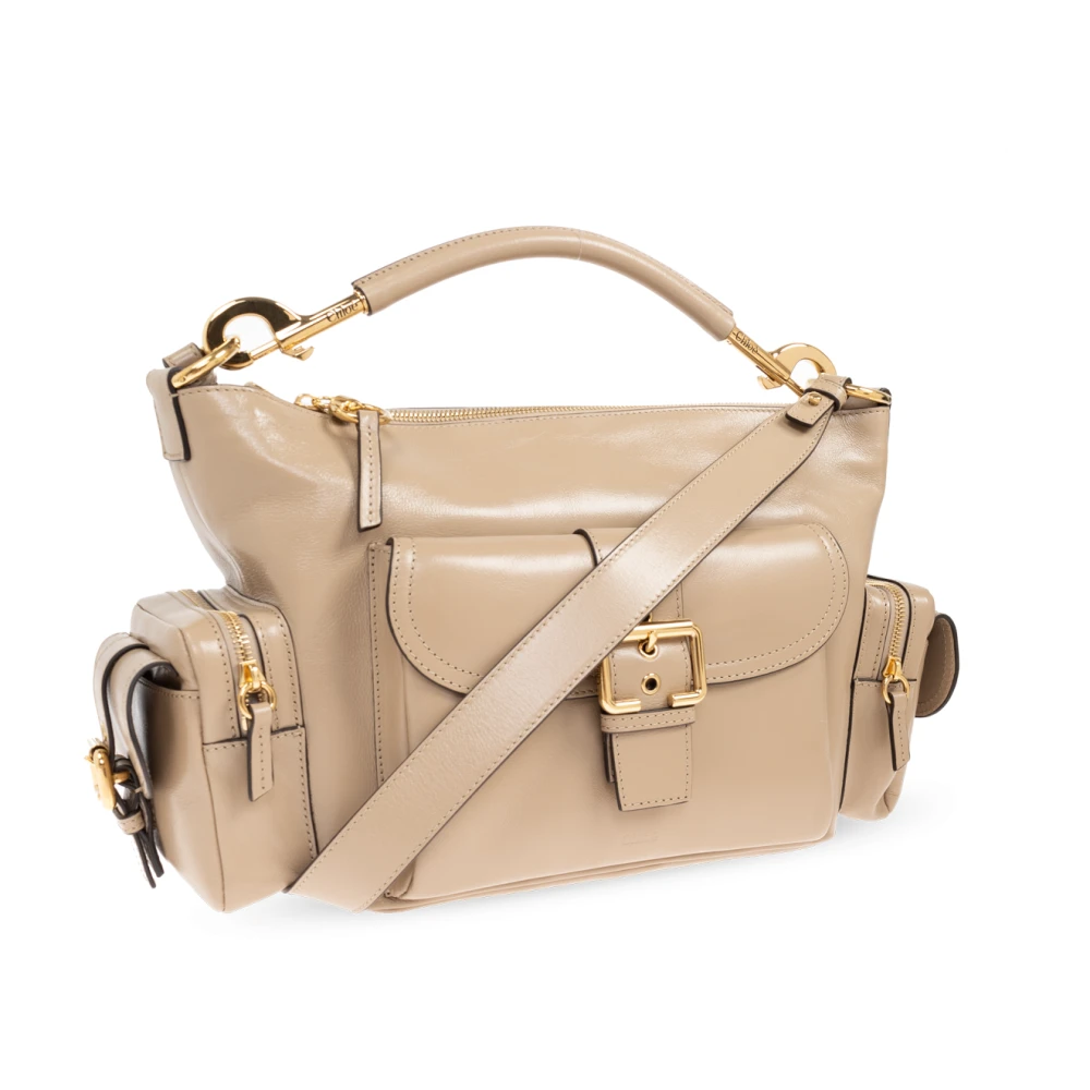 Chloé Schoudertas Camera Beige Dames