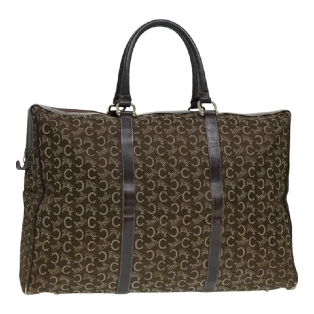 Celine Vintage Pre-owned Canvas travel-bags Brown Dames
