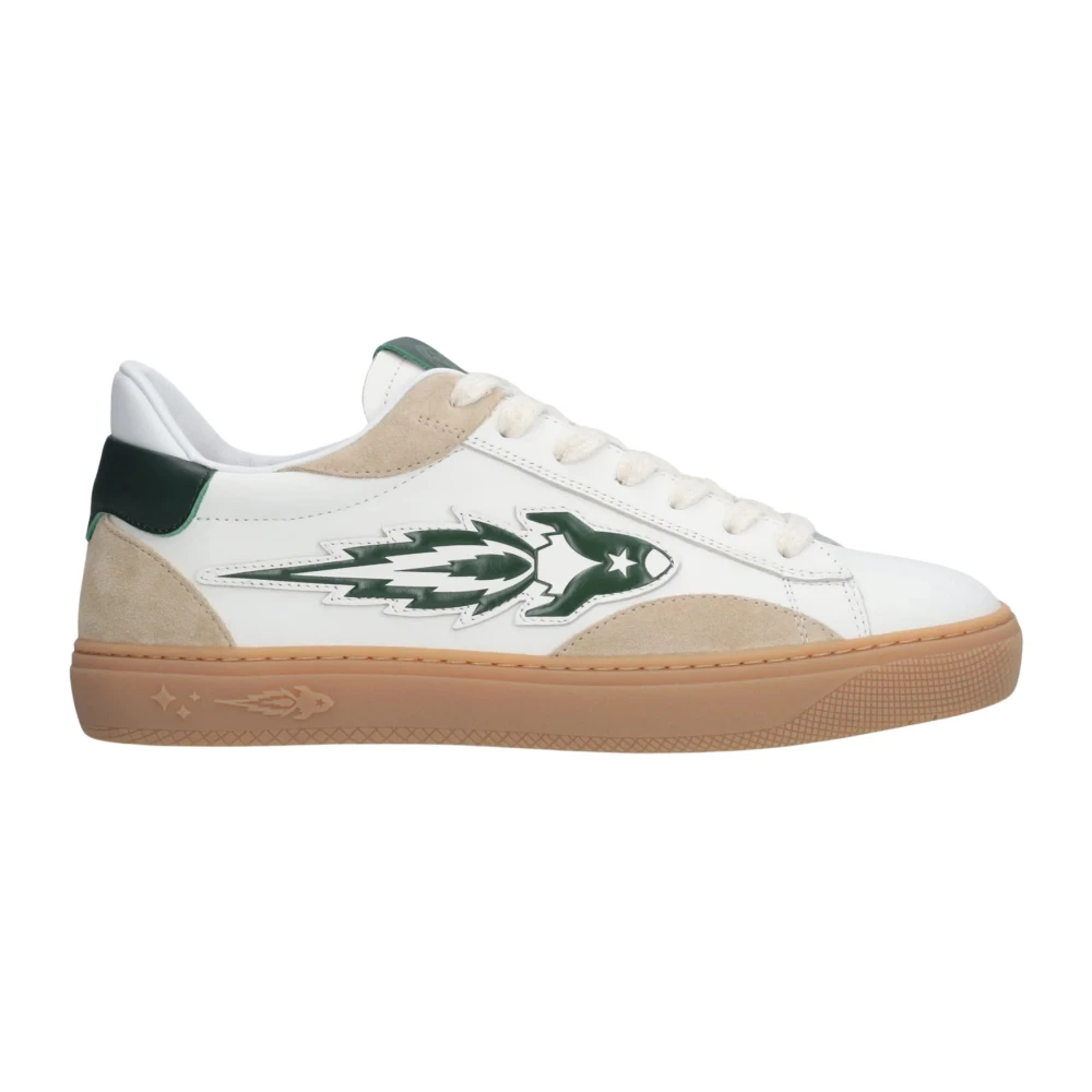 Enterprise Japan Witte en groene EJ Jupiter Rocket Sneakers Heren Schoenen