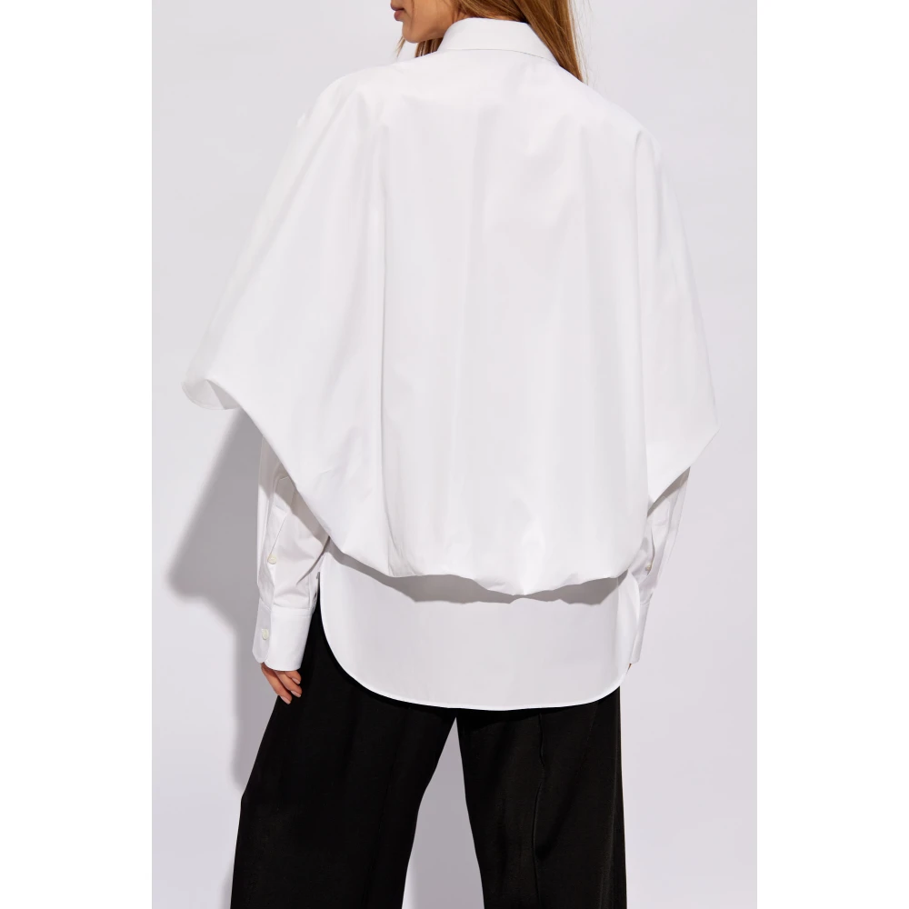 Stella Mccartney Shirt met een inzet White Dames