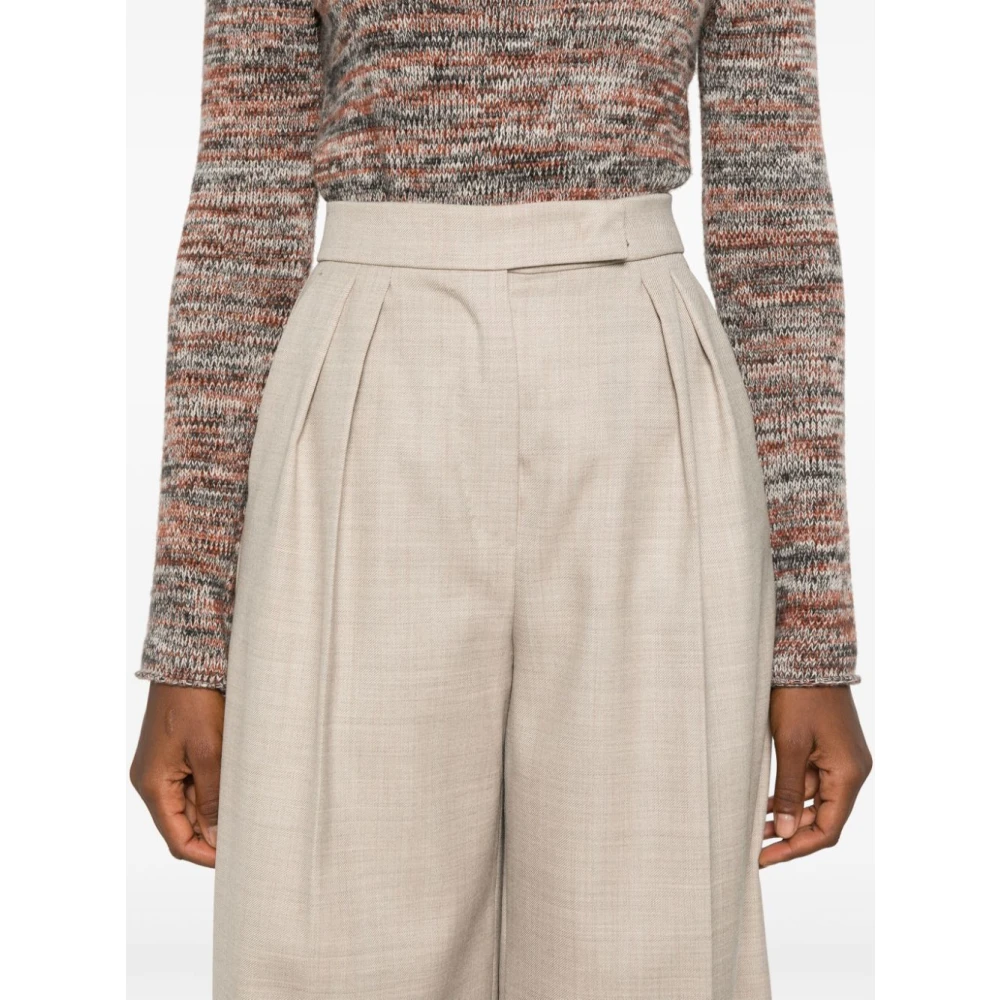Max Mara Chique Entree Jurk Beige Dames