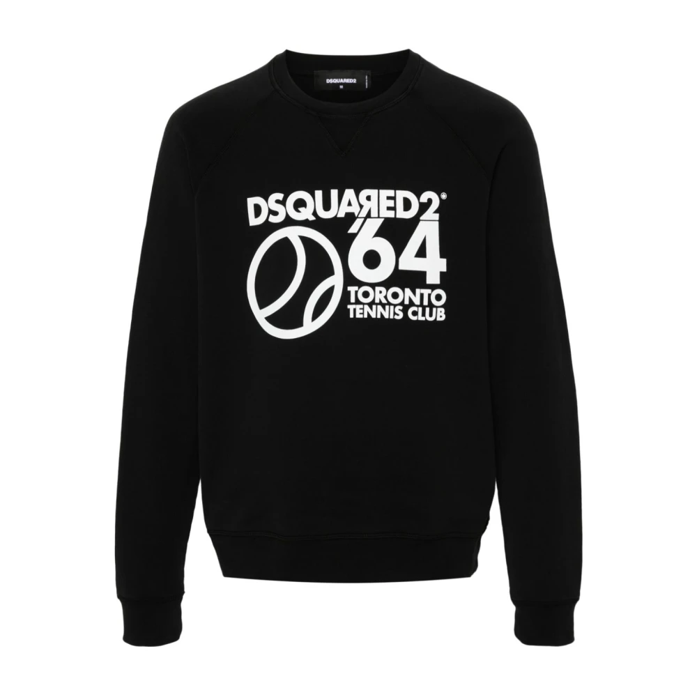 Dsquared2 Black Stylish Jumpers Collection - Male - Sweatshirts - M - Sweatshirts & Hoodies