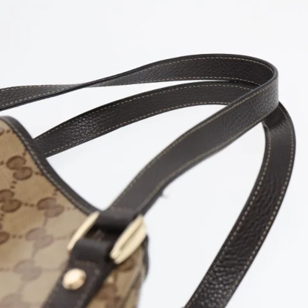 Gucci Vintage Pre-owned Canvas totes Beige Dames