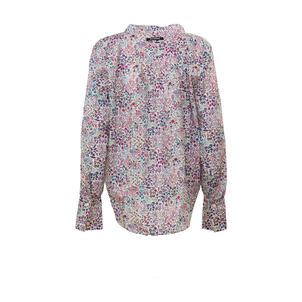 Roy Roger's Liberty Patroon Poplin Blouse Multicolor Dames