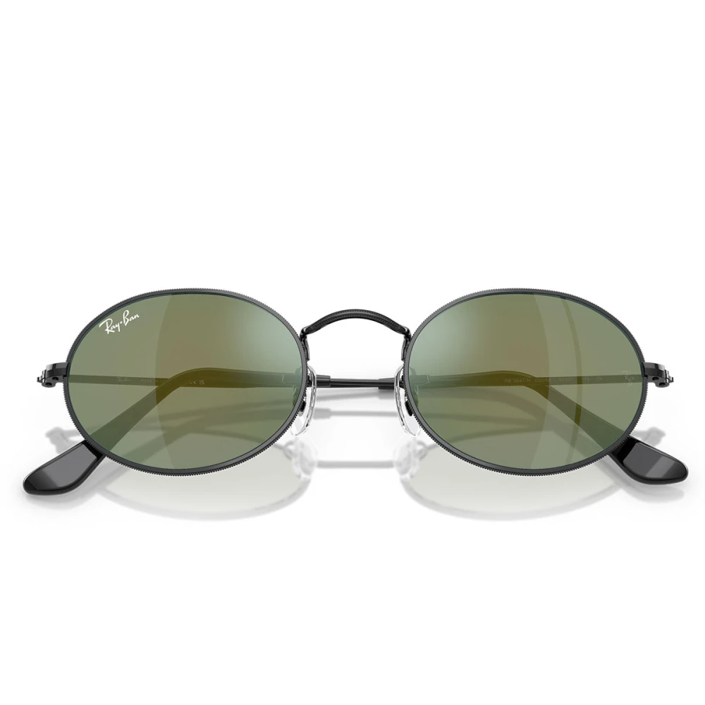 Ray-Ban Unisex Black Sunglasses, 51 Mm, Rb3547n Oval Sunglasses