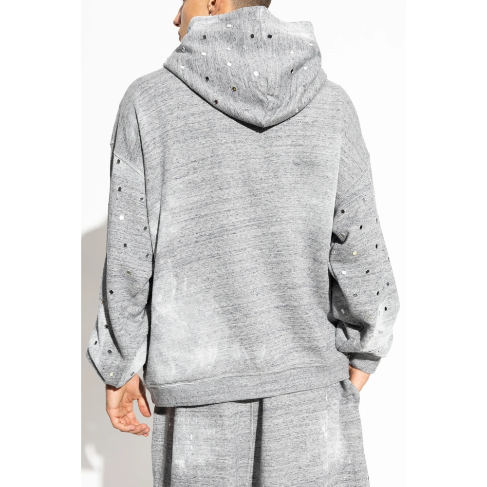 Dsquared2 Hoodie Gray Heren