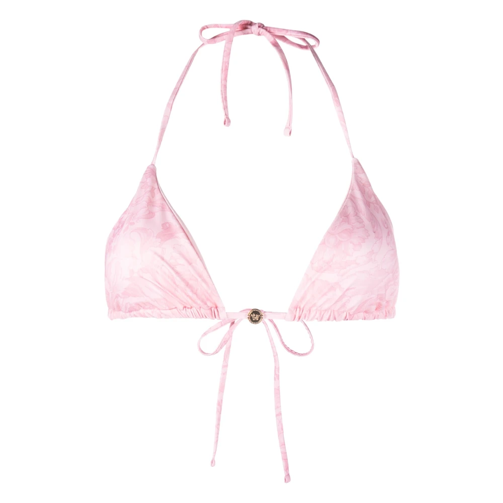 Versace Gerecyclede Barocco Lycra Bikini Pink Dames