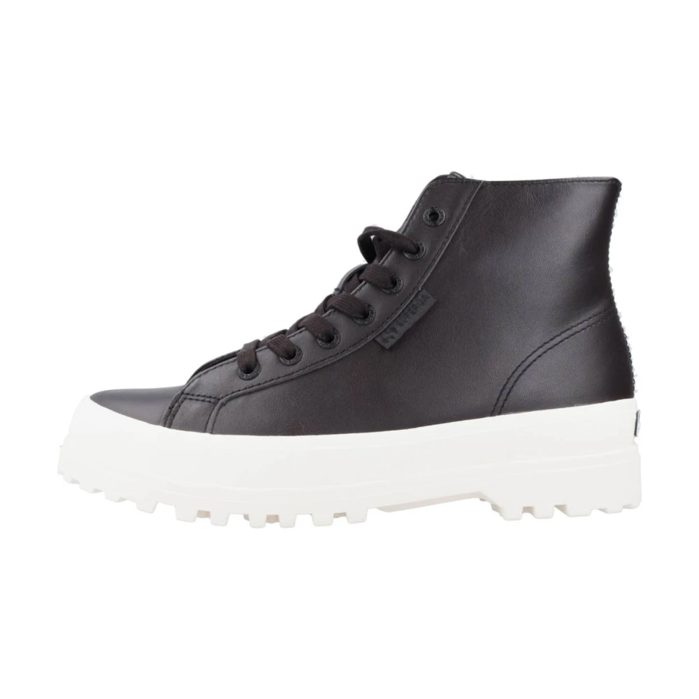 Superga Lace-up Boots Black Dames