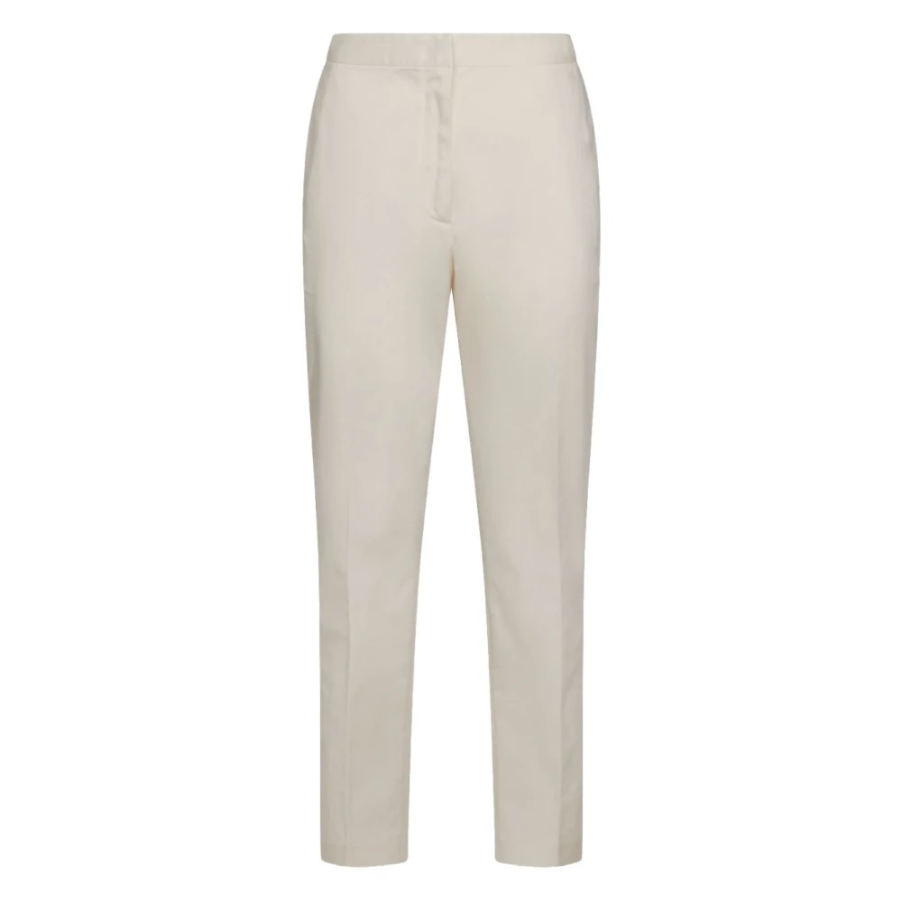Fabiana Filippi Women's White Slim-Fit Trousers - Slim-Fit Trousers - M - Trousers