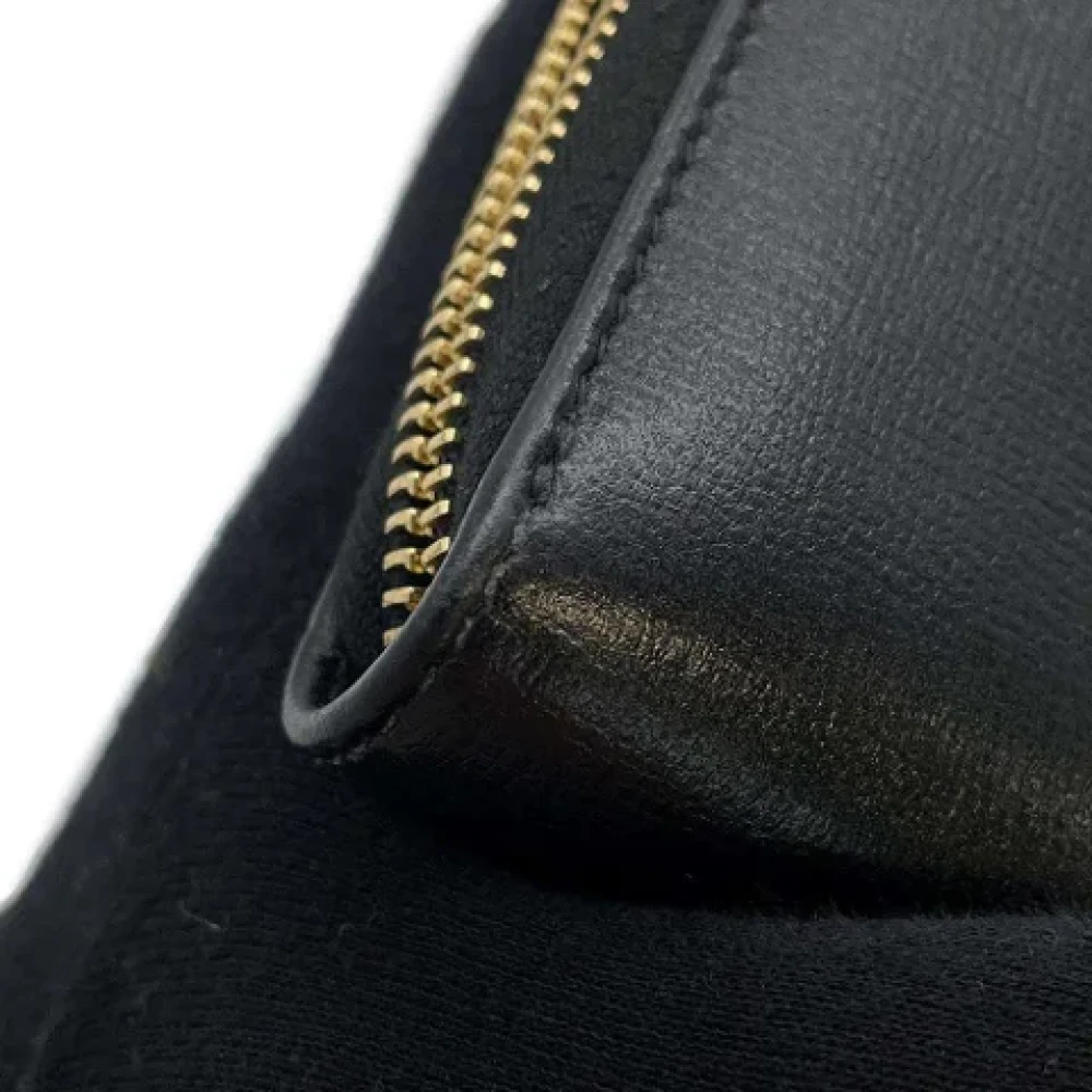 Gucci Vintage Pre-owned Leather wallets Black Dames