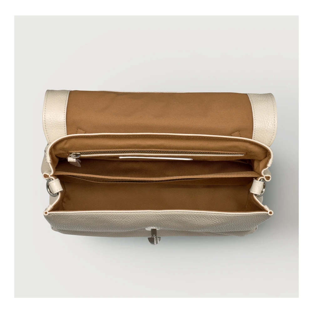 Zanellato Tijdloze Postina tas met dubbele banden Beige Dames