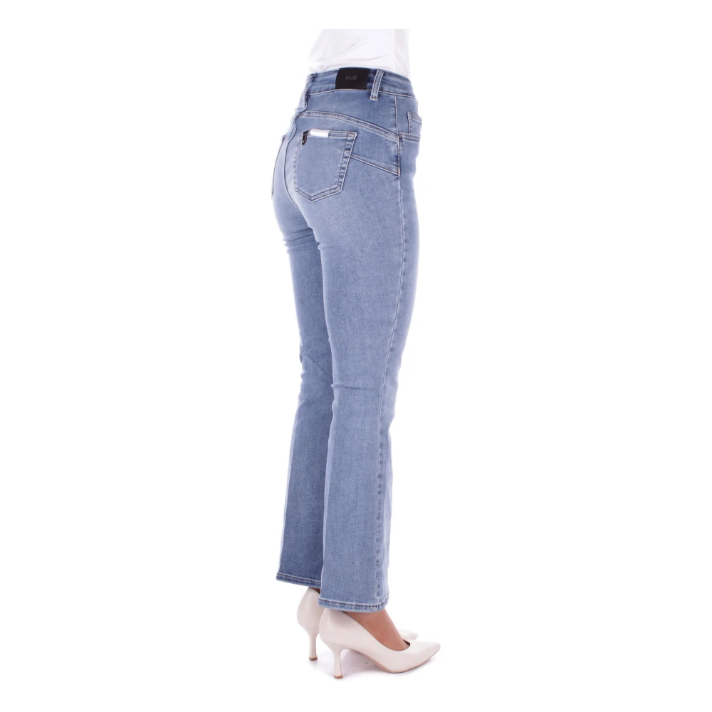 Liu Jo Denim Jeans met Logo Achterzak Blue Dames