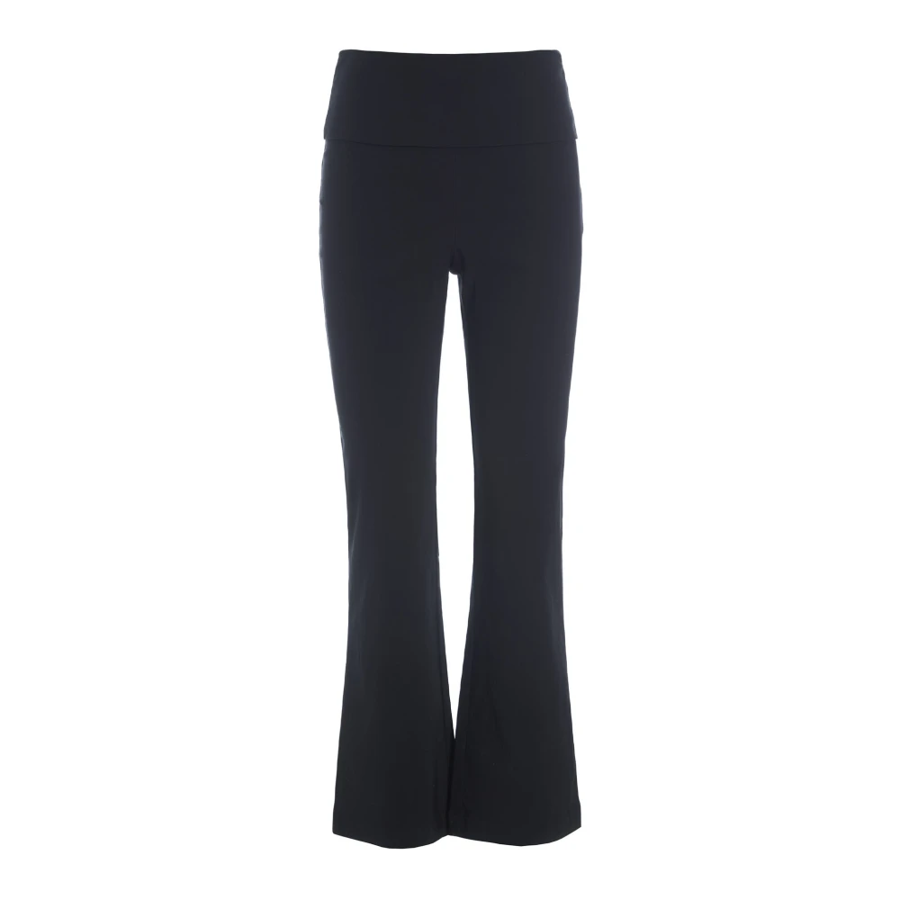 Bitte Kai Rand Women's Black Magic Stretch Flared Trousers - Wide Trousers - Xl - Trousers