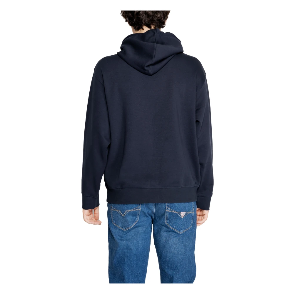 Armani Exchange Unisexe Hoodie met Capuchon Blue Heren
