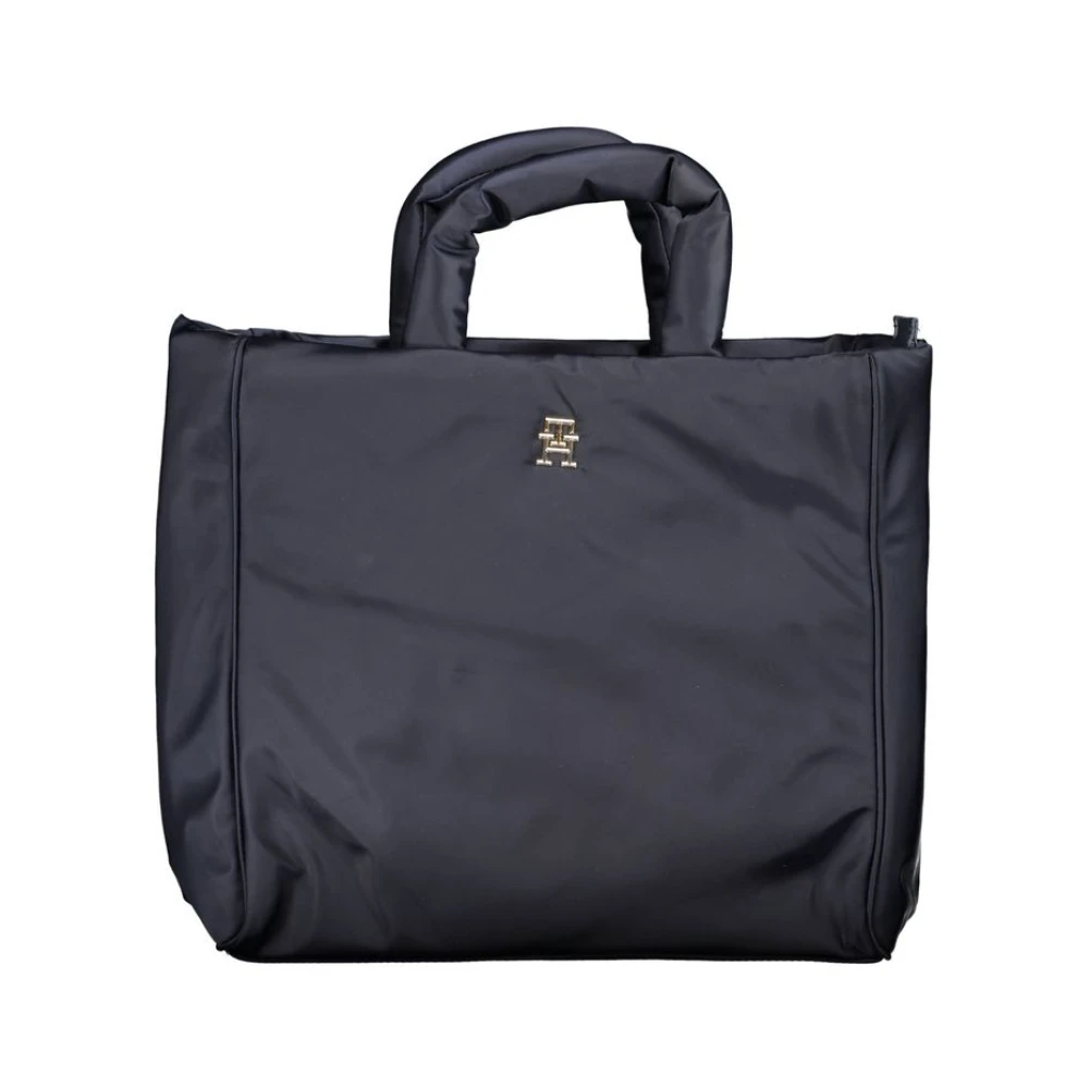 Tommy Hilfiger , Shopping Bags, Female, Blue, One Size, Polyester Tote Bag