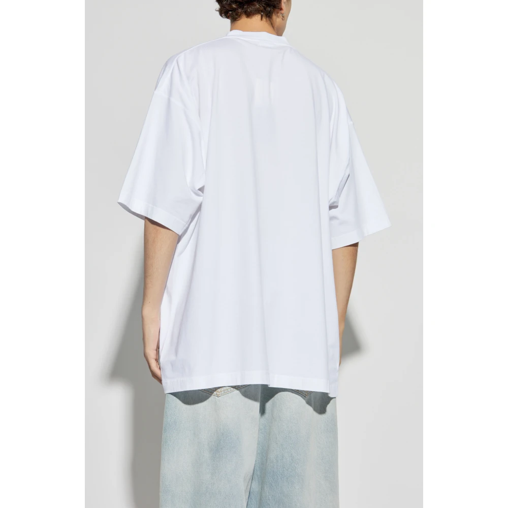 Vetements T-shirt met print White Heren