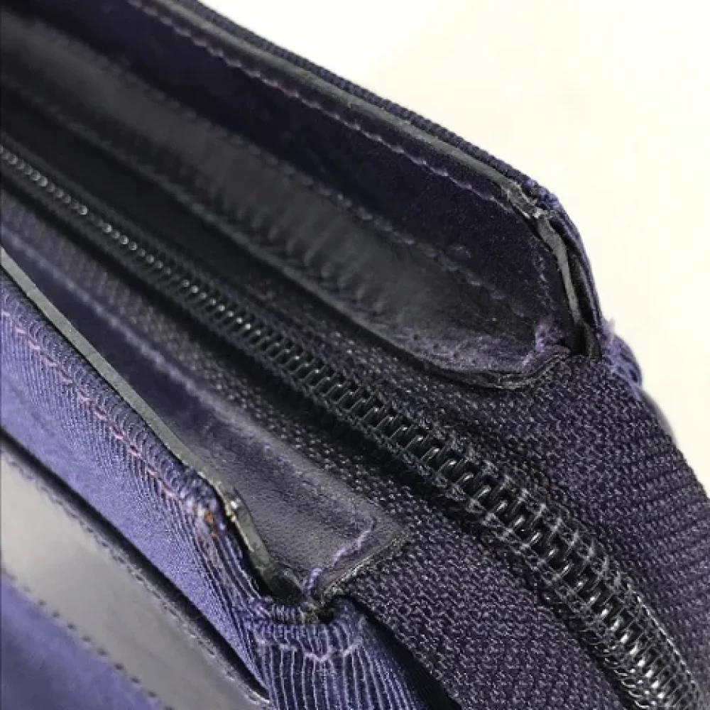Salvatore Ferragamo Pre-owned Fabric pouches Blue Dames