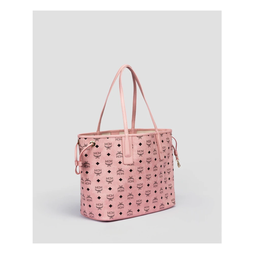 MCM Liz Shopper in Visetos Pink Dames